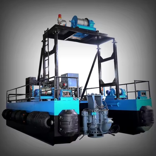 6 Inch 8 Inch Electric Submersible Sand Pump Dredger with Engine 500m/h Capacity Cable Dredge Diving Boat for Sale