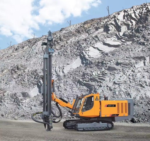 KT12 Crawler Mounted Blasthole Mine Drilling Rig Dth Rock Drill Machine Crawler Mounted Drill Rig Blasting
