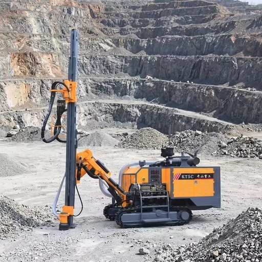KT5C KT5D KT5H KT5J CE Certified Mining Drilling Machine Integrated DTH Blast Hole Drill Rig for Quarry