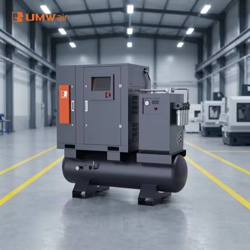 High Efficiency IE4 Motor 15kw 16bar Air Cooled All in One Screw Air Compressor Industrial High Pressure Compressor