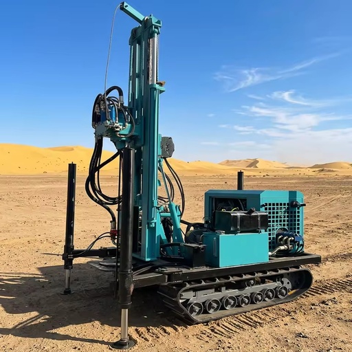 Drill Rig Deep Well Mud Pump 300m Hydraulic Diesel Water Well Drilling Machine Wheeled Air Compressor Motor Gear Durable for
