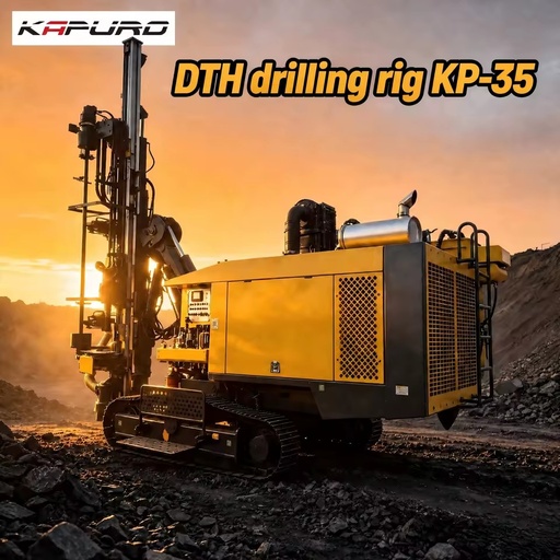 Multifunctional DTH Drilling Rig 90-138mm 176kW Hydraulic Down the Hole Drill 10.5 Ton for Mining
