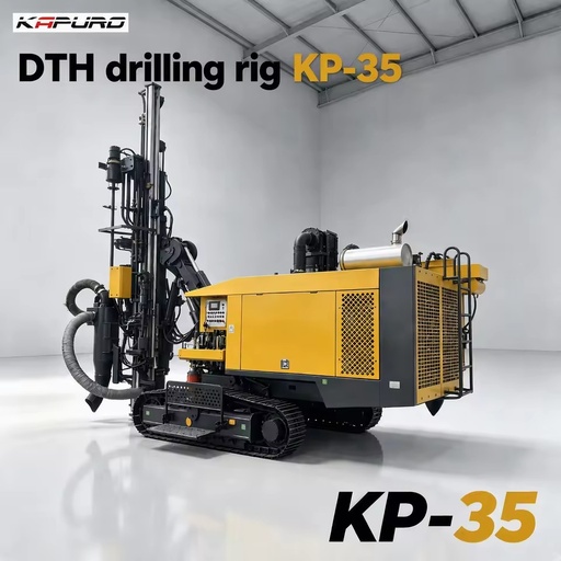 DTH Drilling Rig 90-138mm Hydraulic Down the Hole Drill 176kW Diesel Engine Mining Crawler Drilling Machine
