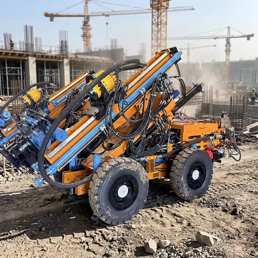 Professional Electric Drilling Rig Machine Wheeled High-pressure Circular Rock Drilling Machine for Underground Mines