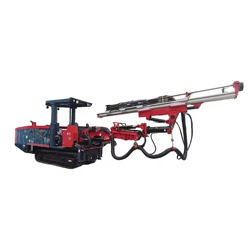 AZK125B Single Boom Mining Jumbo Rock Drilling Machine Underground Drill Rig Diesel Engine Pump for 2.5m Narrow Tunnel Max 20m