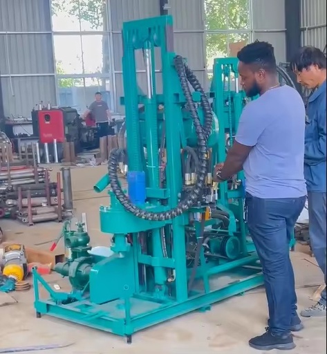150m Multifunction Rotary Hydraulic Diesel Water Well Drilling Rig Long Service Life 80-400mm Drilling Diameter