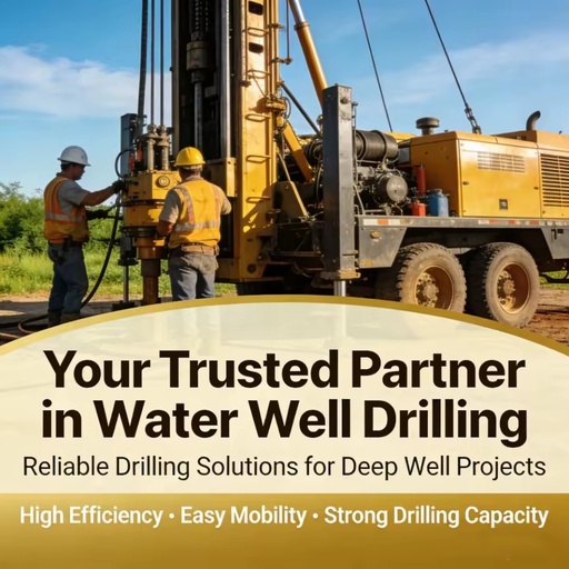 High Performance Heavy Duty Hydraulic Core Drilling Rig for Water Wells & Mining Diesel Powered Truck-Mounted 600-2000M Depth