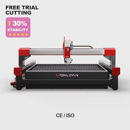 WONLEAN Ac 5 Axis Cnc Waterjet Marble Porcelain Tile Cutting Machine