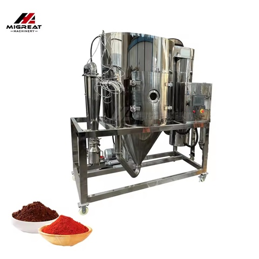 Food Grade Stainless Steel Automatic Spray Dryer Machine with Gear for Coconut Milk Powder and Soy Protein Powder Processing