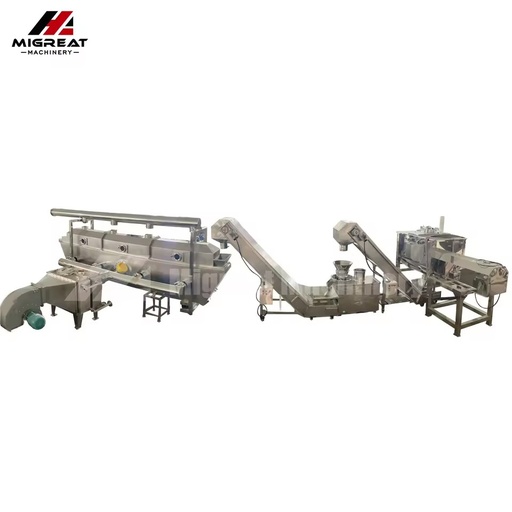 Automatic Stainless Steel Vibrating Fluid Bed Dryer Machine for Compound Fertilizer Energy Saving