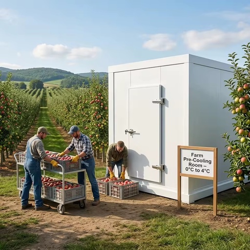 Fast Assembly Modular 20ft 40ft Insulated Reefer Container Walk-in Cold Room for Seafood Meat Storage and Cold Chain Logistics