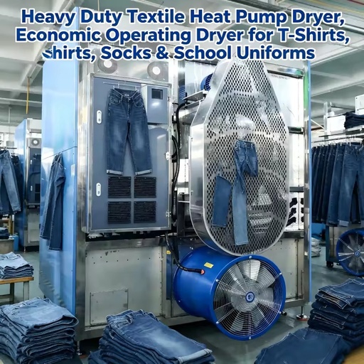Energy Saving Commercial Tumble Dryer, Heat Recovery Industrial Garment Dryer for Washing Plants