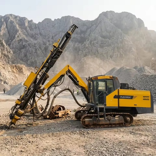 Atlas Copco Type Top Hammer Drilling Rig Crawler Hydraulic Rock Drilling Machine for Mining Quarry Blasting Hole