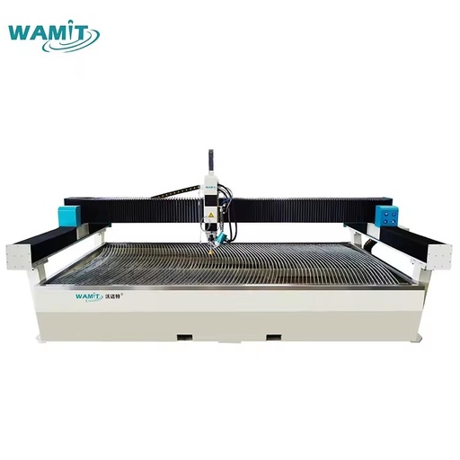 Industrial Abrasive Waterjet Cutting Machine with Intensifier Pump, Automatic CNC Water Jet Cutter for Stainless Steel Stone