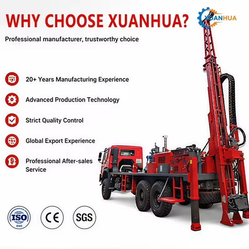 YCT1000B Truck Mounted Hydraulic Core Drilling Mining Exploration Rock Sampling Rig Price