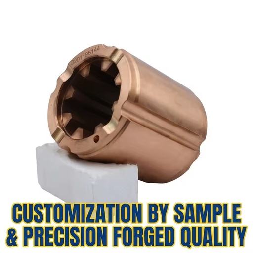 Round copper sleeve 3201 1951 44Subway Tunneling Equipment Parts: Reliable Hydraulic Rock Drill Fittings for Boring