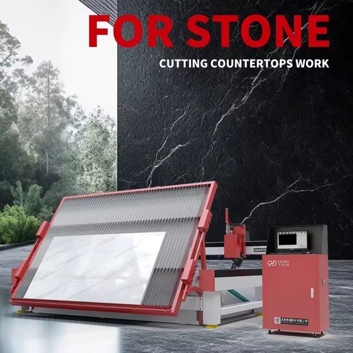 HEAD CNC Waterjet Cutter Industrial Stone Glass Marble Tile Loading System Discount Price