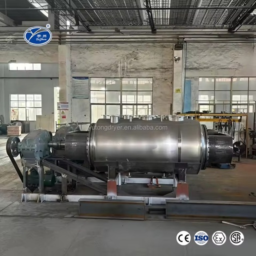 ZKG Industrial Customized Rotary Vacuum Rake Dryer Automatic Intermittent Type Food Vacuum Harrow Dryer