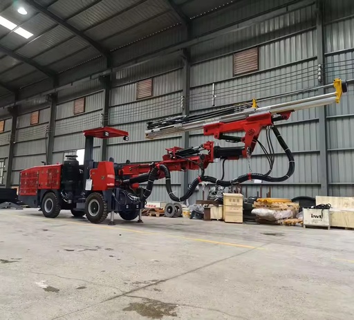 Hydraulic Diesel-Powered Rotary Geotechnical Crawler Rock Drilling Rig with Motor for Mine Tunnel Anchor Hole Drilling