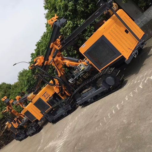 Crawler Diesel Engine Mining Rock Drill Rig with 25m Depth Drilling Machine
