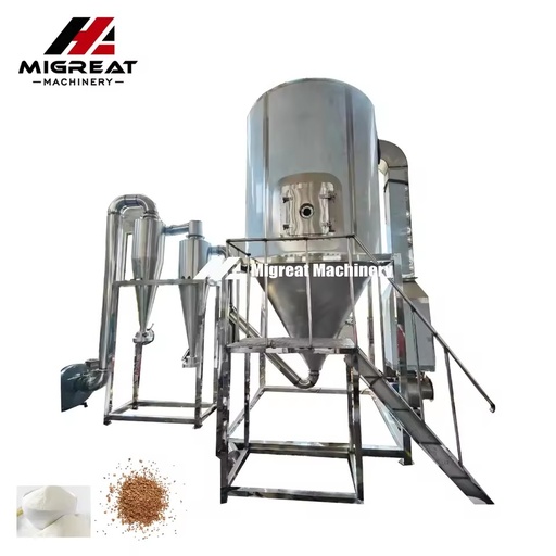 High Efficiency Automatic Stainless Steel Centrifugal Rotary Atomizer Spray Dryer for Milk Coconut Milk Processing Continuous