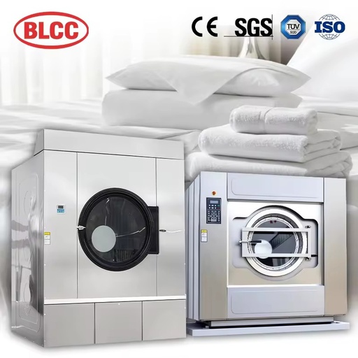 BLCC 50-150kg Hotel Industrial Washer and Dryer Machine Commercial Laundry Equipment Front Load Washer and Dryer Sets