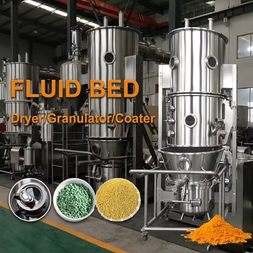 Cost Price Boiling Drying Granulator / Fluid Bed Dry Granulator