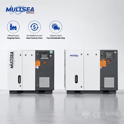 Screw air Compressor 11 kW Energy Efficient Lubricated Rotary Screw air Compressor