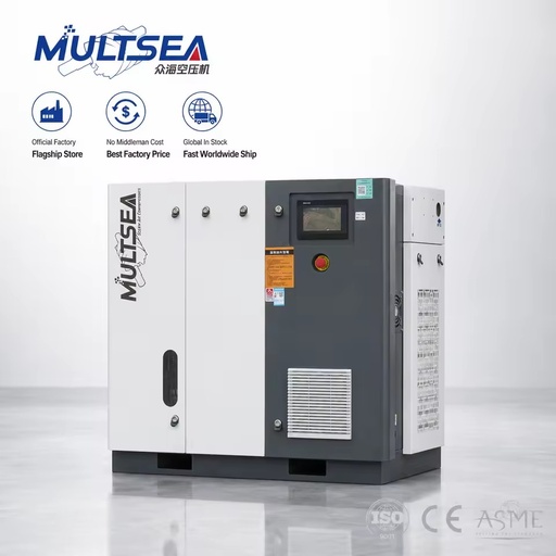 Industrial Direct Drive Compressor 20HP 11kW 8bar All in One Portable Rotary Screw Air Compressor with Dryer Tank Filter