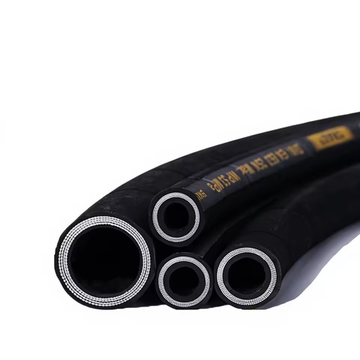 Braided Reinforced Flexible High Pressure Rubber Hydraulic Hose