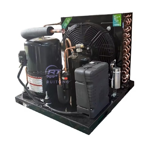 Commercial Low Temperature Energy Saving Machines Air Cooled Refrigeration Condensing Units With Core Motor Component