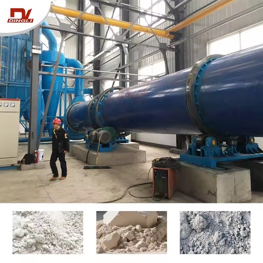 Energy Saving Bentonite Clay Rotary Dryer Kaolin Clay Drying Machine