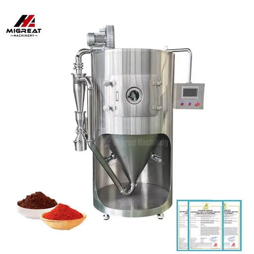 Stainless Steel Automatic Spray Dryer Machine for Chili Extract Garlic Powder Flavoring Powder Processing Equipment