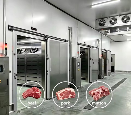 Modular Meat Cold Storage Room Easy Installation Prefab Cold Room for Meat Cold Storage Construction Cold Storage Warehouse