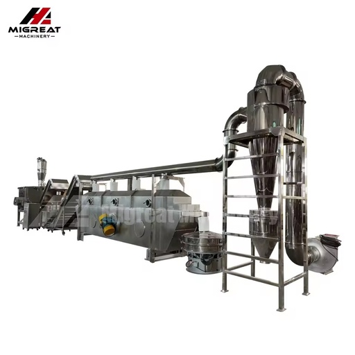 Supply Automatic Stainless Steel Vibrating Fluid Bed Drying Machine for Chemicals & Fertilizer Additives