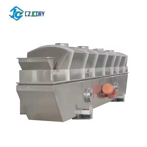 ZLG Vibrating Fluid Bed Dryer with PLC & Gear Ti Material Energy Saving for Glutamate Particle