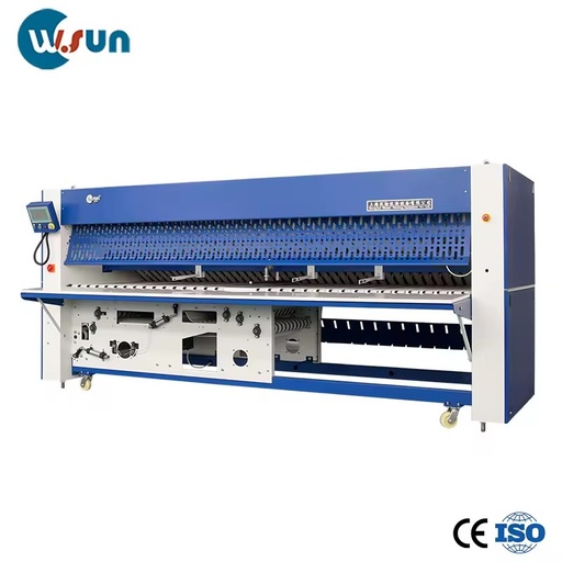 High Speed Energy Saving Industrial Linen Folder Machine Automatic Bed Sheet Folder for Laundry Plant Washhouse Ironing Line