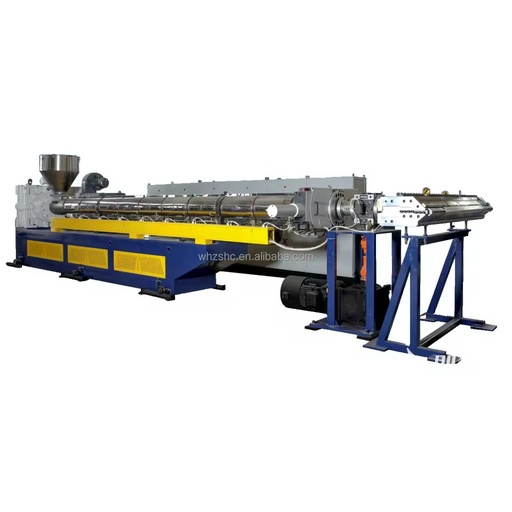 Custom HDPE LLDPE TPO EVA PVC Single-screw Extrusion Production Line 350kg/h Capacity High Automation Pelletizing Engine-Driven