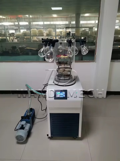 High Performance Energy Saving Desktop Vegetable Fruit Snack Processing Equipment Laboratory Vacuum Freeze Dryer