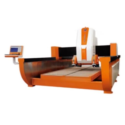 Double Heads 18.5kW CNC Bridge Stone Granite Profiling Machine 380V/220V Variable Voltage High-Accuracy 3300mm Max Cutting