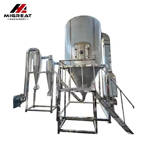 Migreat Industrial Stainless Steel Centrifugal Spray Dryer for Powder Processing with Energy Saving and Automatic Features