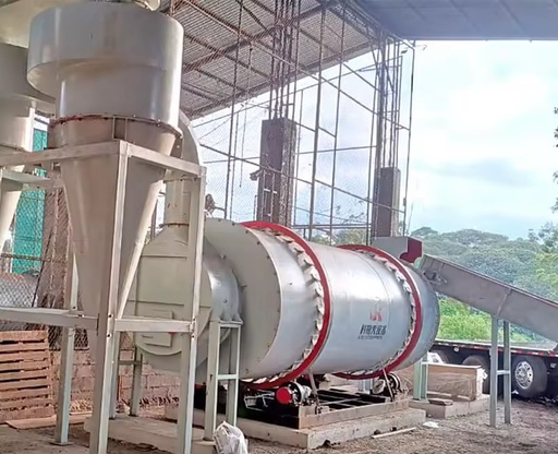 Automatic Engine-Driven Energy Saving Industrial Rotary Sand Dryer Machine Triple Pass Design Stainless Steel Construction CE