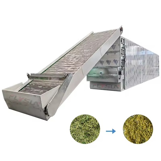 Mild Low-temp Customized Mesh Belt Conveyor Dryer with Multi-layer Belt Structure for Honeysuckle Flower Bulk Drying Production