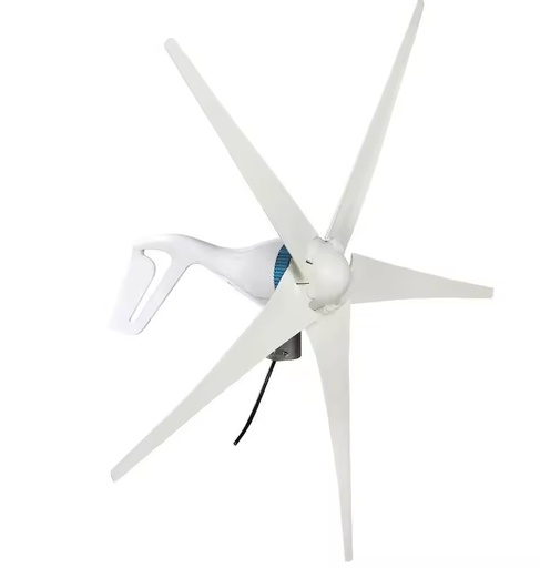 High-Efficiency 500W 5-Blade Wind Turbine Generator 120V/240V Home Power System Horizontal Wind Power Generator