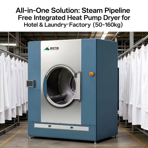 Commercial Large Capacity Linen Dryer, Non-Condensing Heat Pump Recycling Drying Equipment