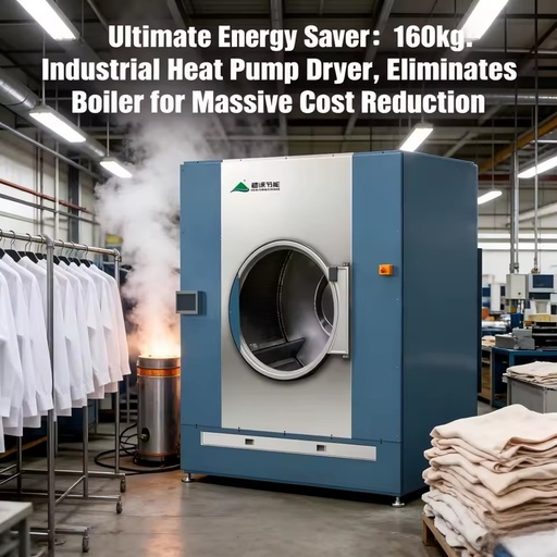 160kgs Electric Garment Drying Machine, No Steam Boiler Required, Pipeline-Free Integrated Design Energy Saving