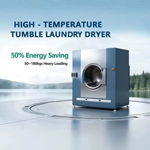 50kg Huge Capacity EVI Low Temperature Heat Pump Dryer Industrial Energy Saving Tumble Dryer for Laundry Factory