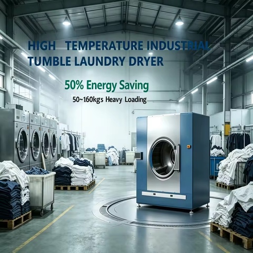 Renewable Energy Heat Pump Laundry Dryer Non Condensing High Efficiency Tumble Dryer for Hotel Laundry Factory Use