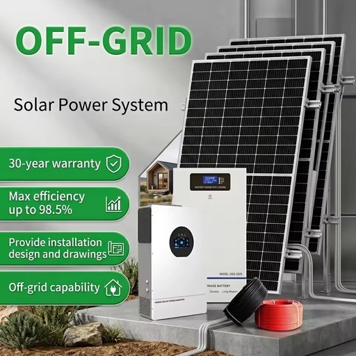Factory Outlet 3000 Watt Solar Energy Station Off Grid Electricity Generation Service PV Modules