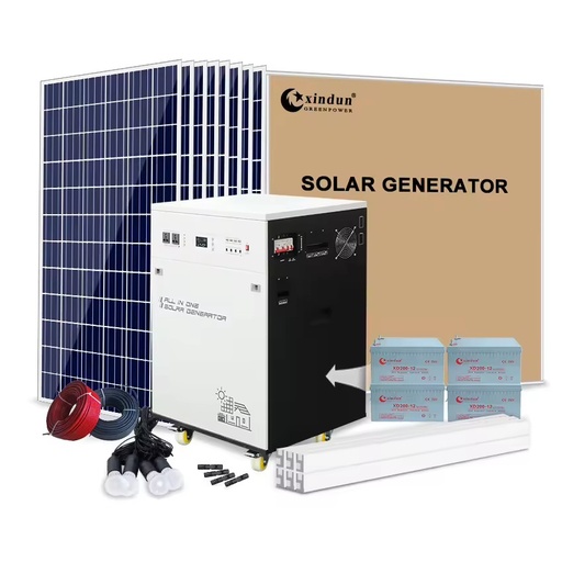 Pure Sine Wave Portable Solar Energy 6000w Power Electricity Generator 5000watt Battery Power Station System for Home